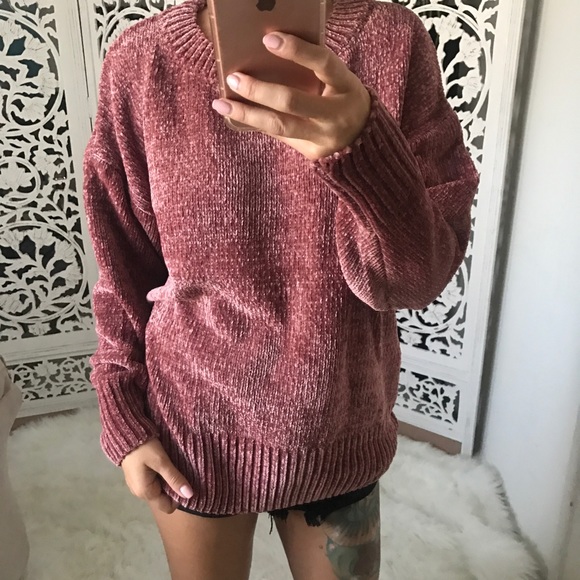 LAST 2️⃣ Chenille/Velvet Yarn Pullover Sweater - Picture 2 of 8